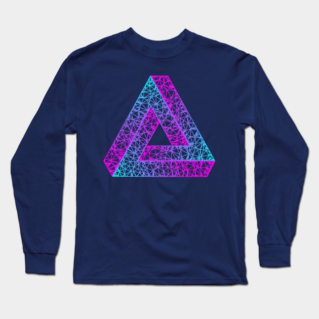 Penrose Triangle Long Sleeve T-Shirt by TRIME